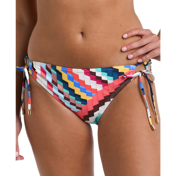 La Blanca Women Side Tie Hipster Swim Bottoms Multi Size 16 - Picture 1 of 2